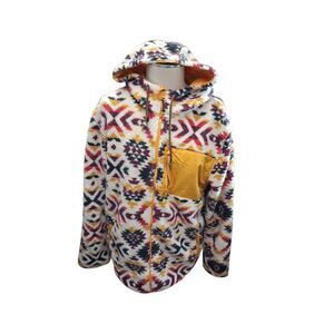 Dravus full zip hooded fully lined teddy bear western southwest statement